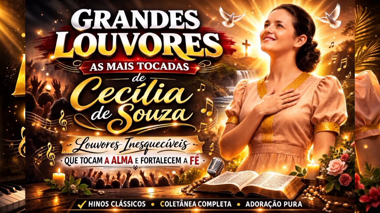 🎵 Grandes Louvores de Cecília de Souza. 