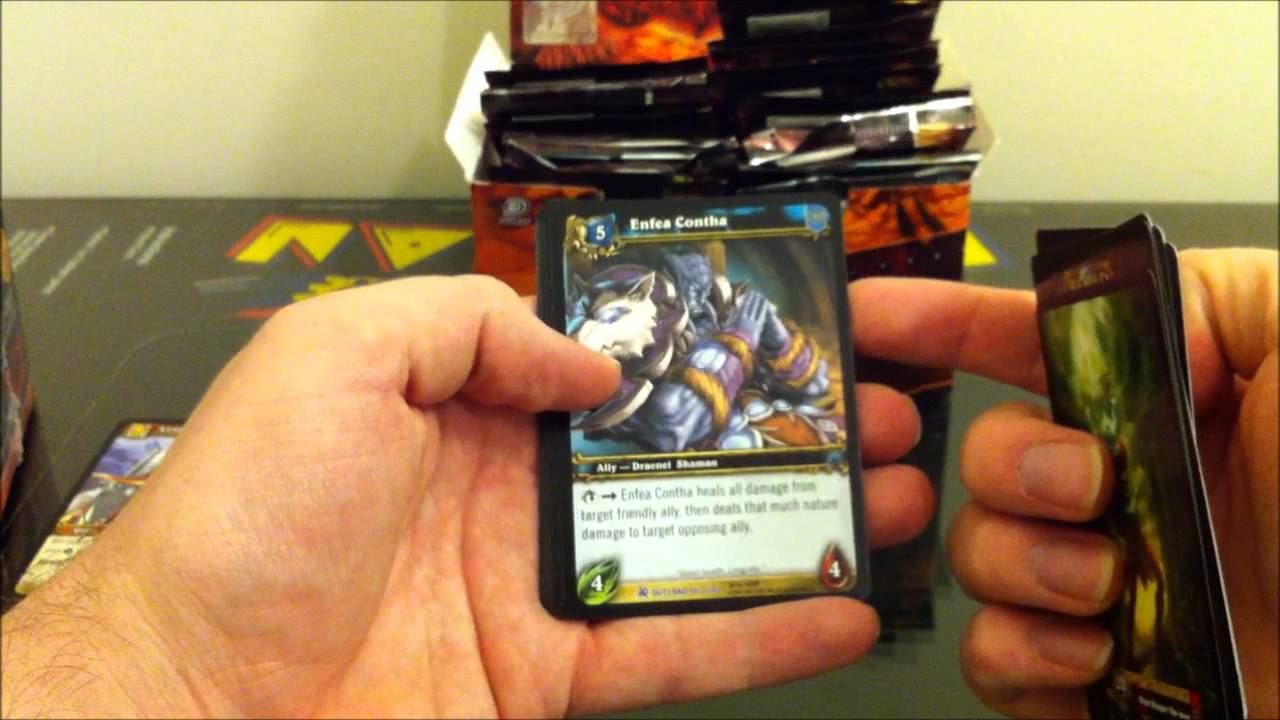 WOW TCG Fires of Outland Box Break (Part 1)