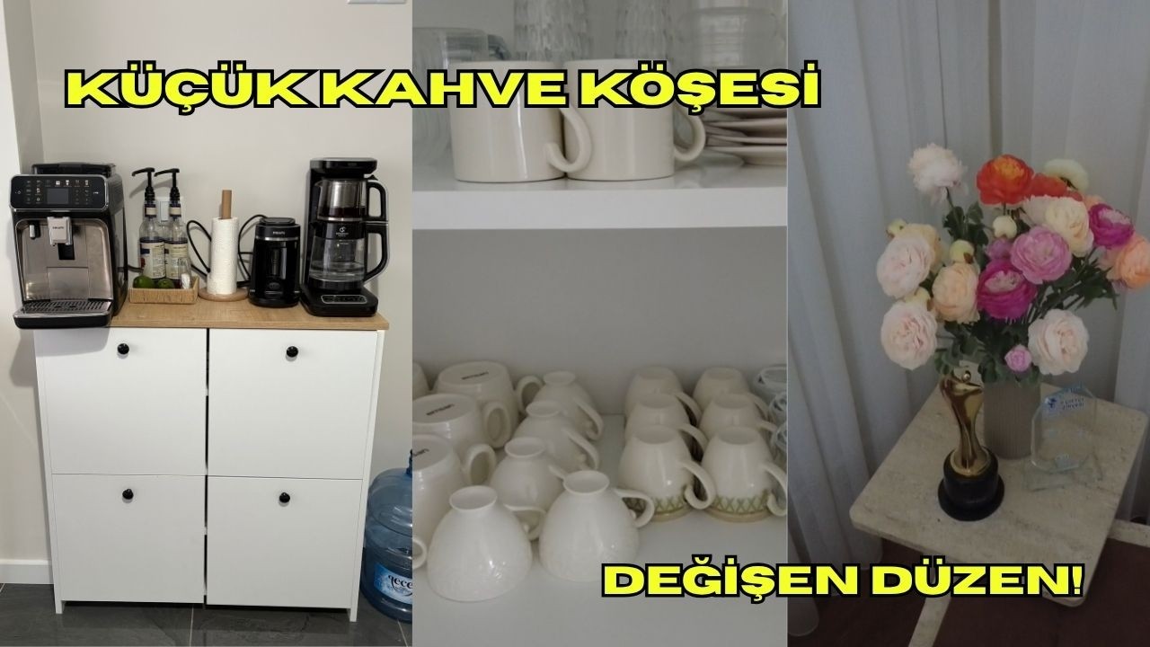 MUTFAĞA K&Uuml;&Ccedil;&Uuml;K KAHVE K&Ouml;ŞESİ YAPTIM! T&Uuml;M D&Uuml;ZENİM DEĞİŞTİ! 