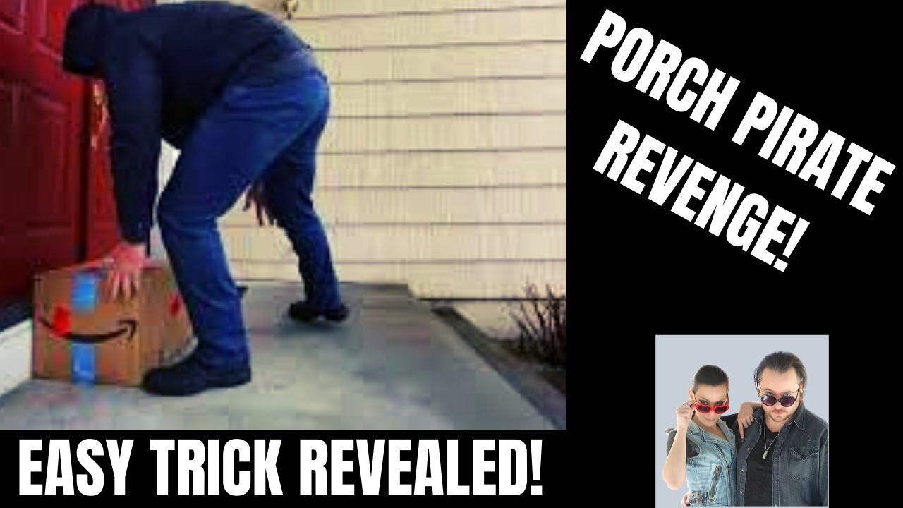 PORCH PIRATE REVENGE: How stunt daredevil Ryan Stock set a booby trap to STOP AN AMAZON THIEF!!!