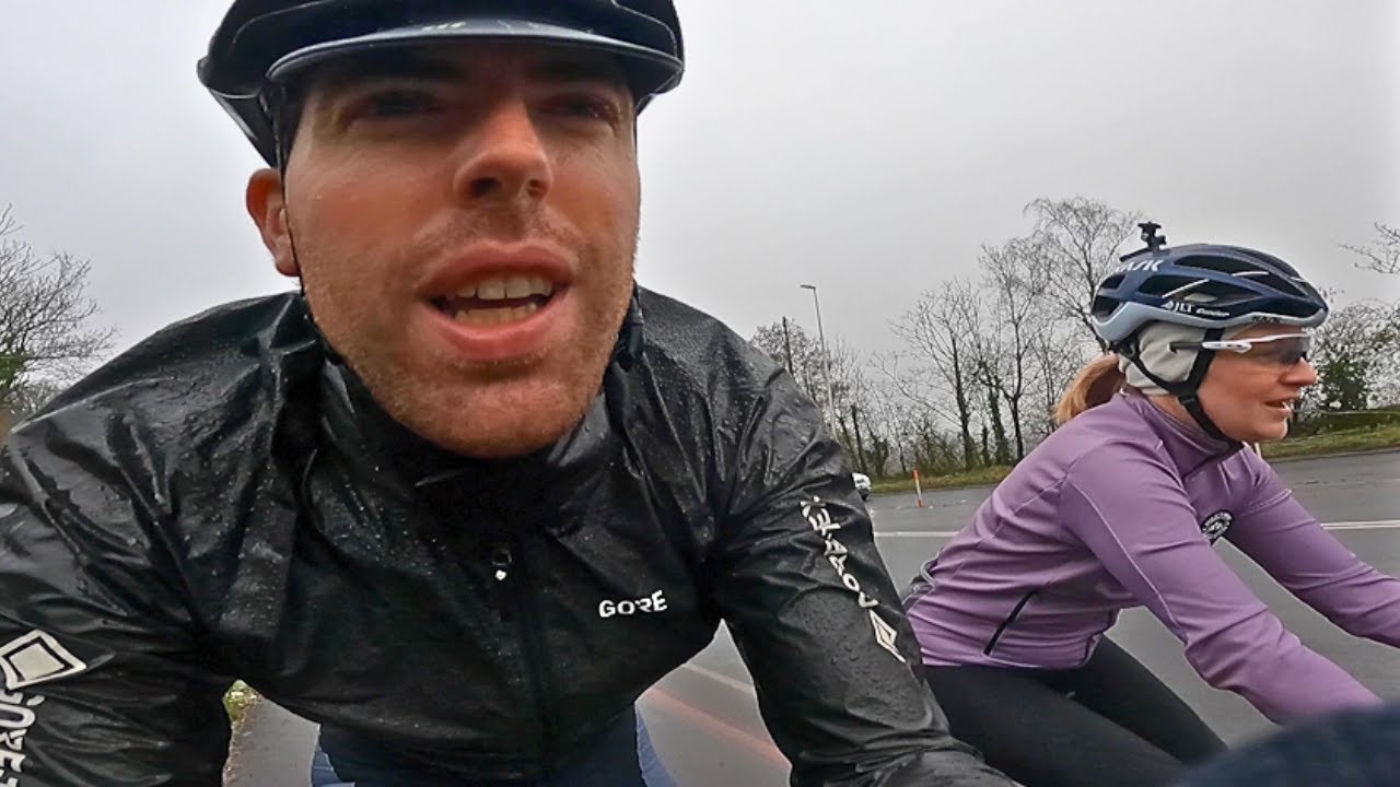 Training for our first cycling event together since Mallorca 312...