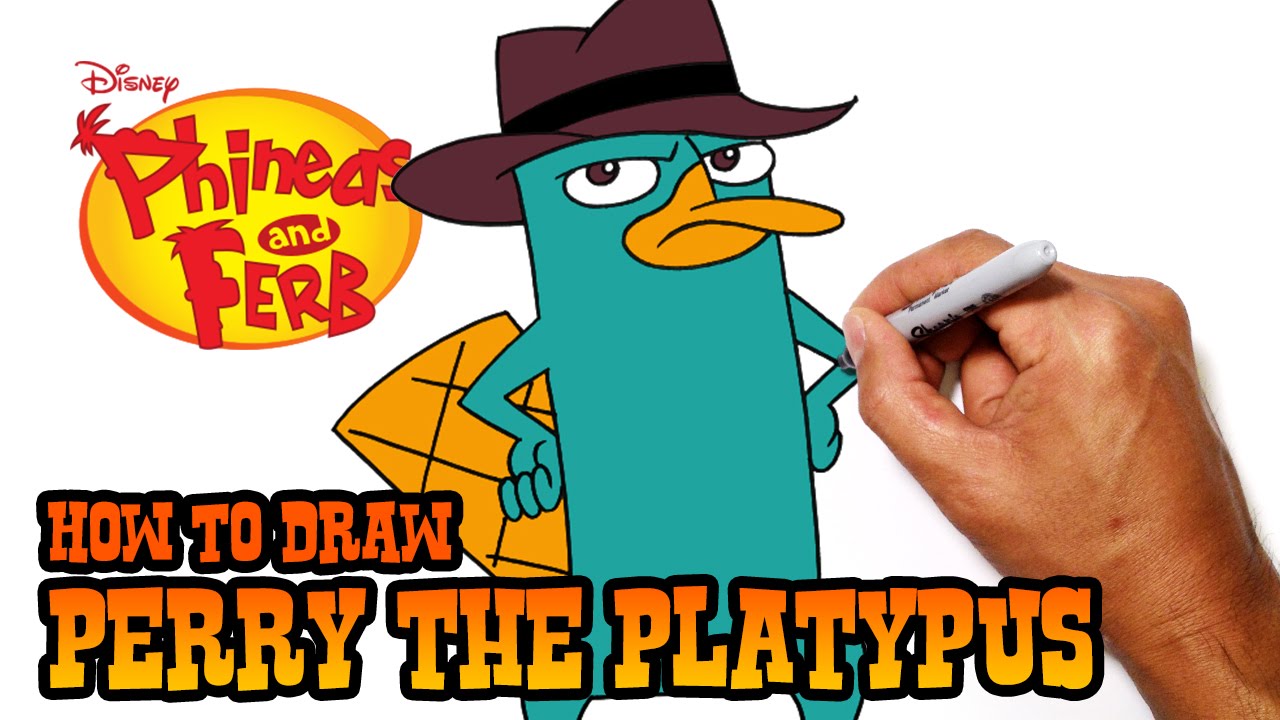 How to Draw Perry the Platypus | Phineas & Ferb