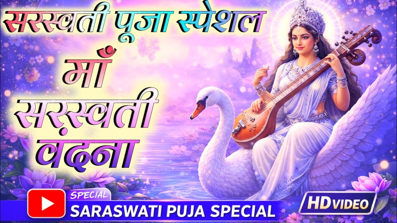 Saraswati Puja Special 2026❣️माँ सरस्वती वंदना ❣️होकर के हंश सवार मैया जी मेरे घर आना❣️New Bhajan HD