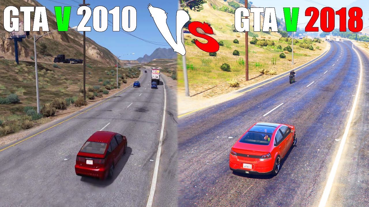 2010 GTA V vs GTA 5 2018 (GTA 5 Beta vs GTA V Final Version)