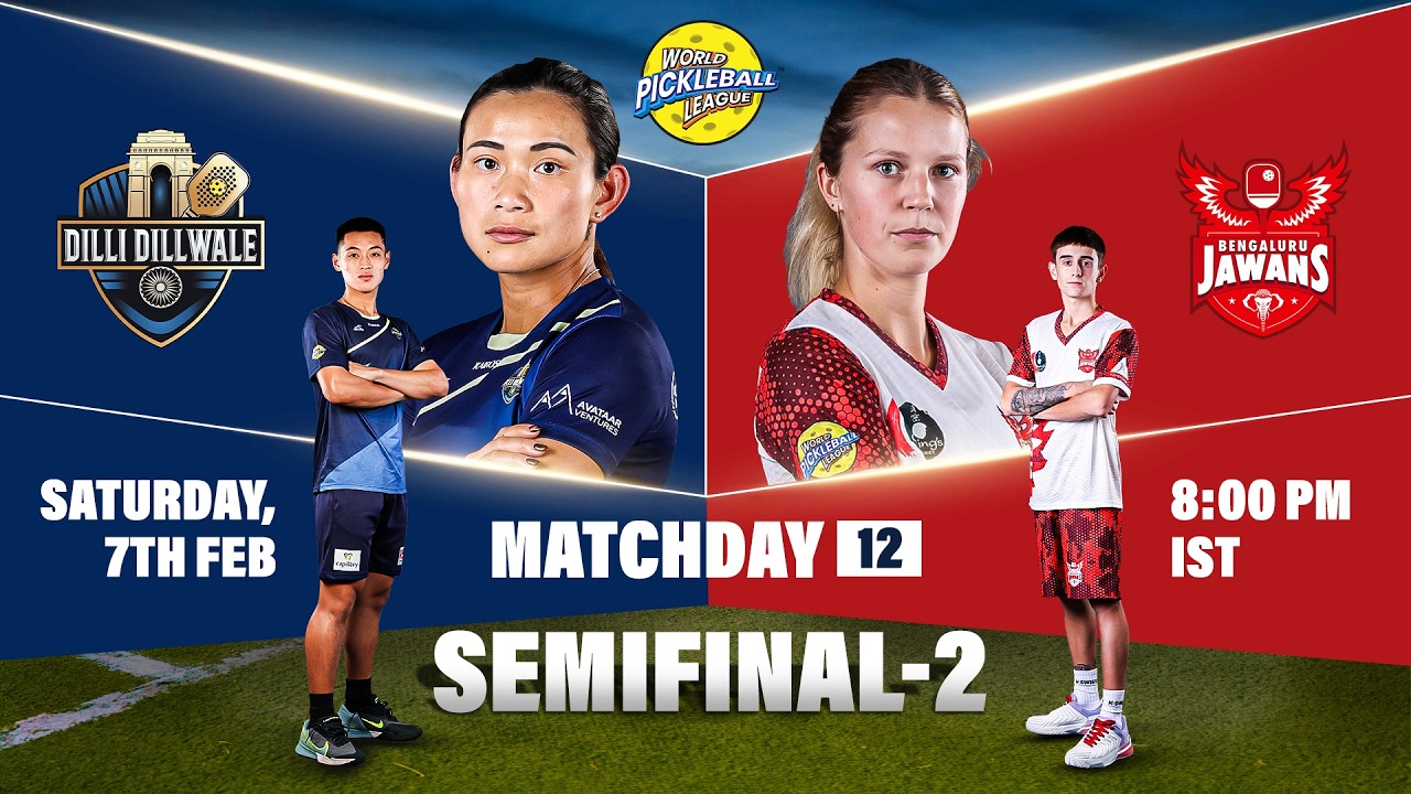 Chennai vs Pune | Semi Final 1 | World Pickleball League Season 2 | Day 12