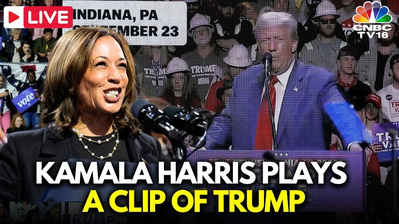 Kamala Harris Rally LIVE: Harris Mocks Donald Trump Playing His Clip in Pennsylvania Rally | N18G