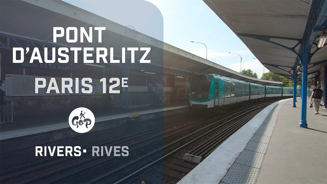 ⁴ᴷ Walking PARIS – PONT D'AUSTERLITZ, QUAI DE LA RAPÉE