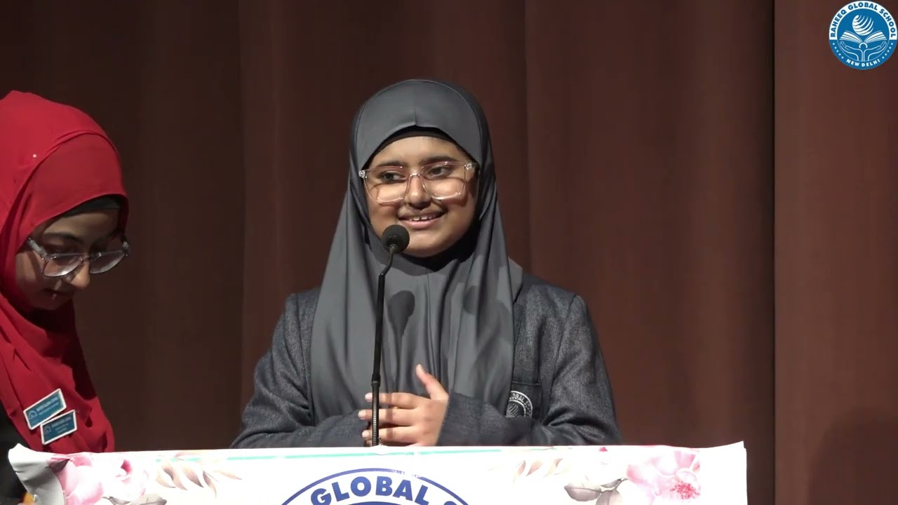 Speech on “Science Points to a Creator” by Daniya Class VI in Annual Function, Maharat Show 2026