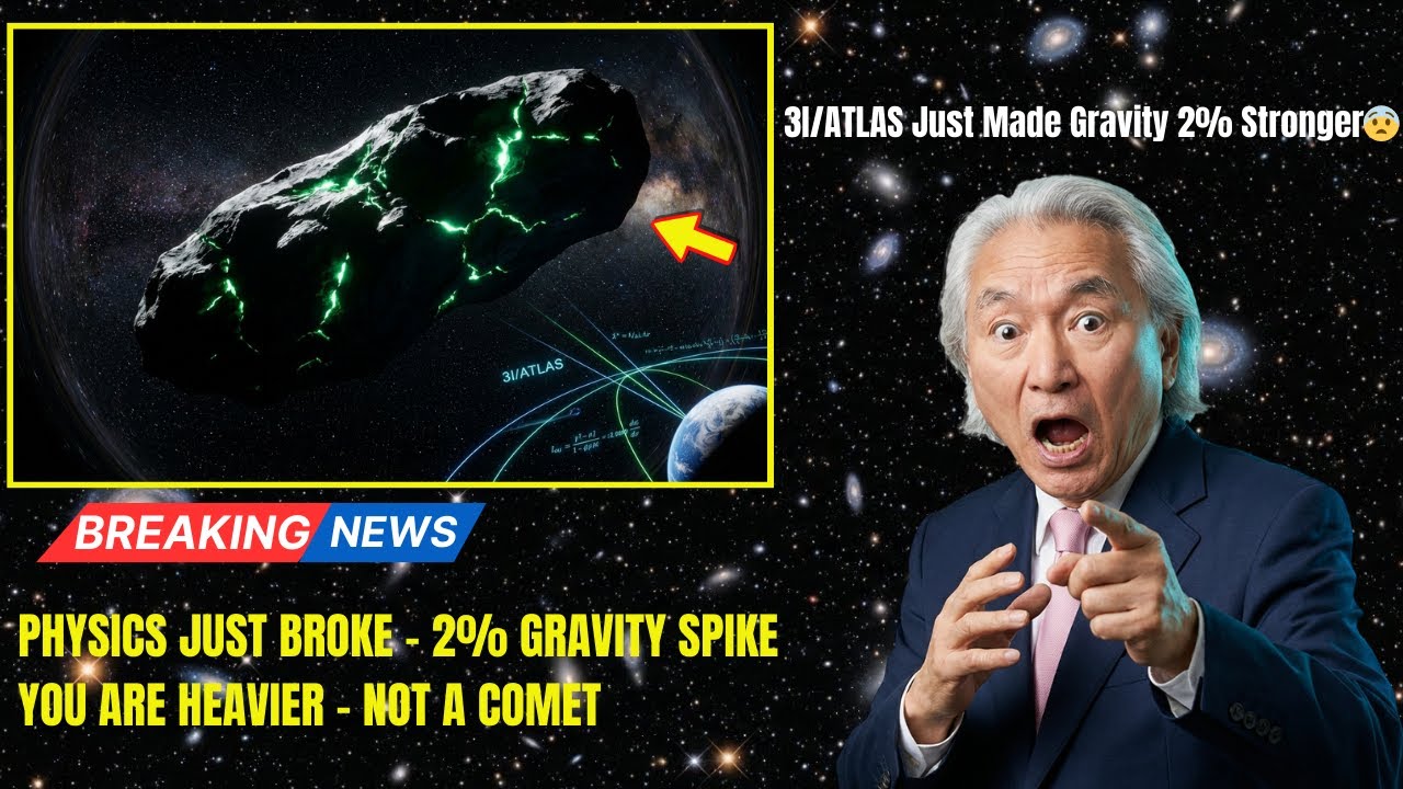 3I/ATLAS Just Made Gravity 2% Stronger — Everyone Feels Heavier Worldwide | Michio Kaku