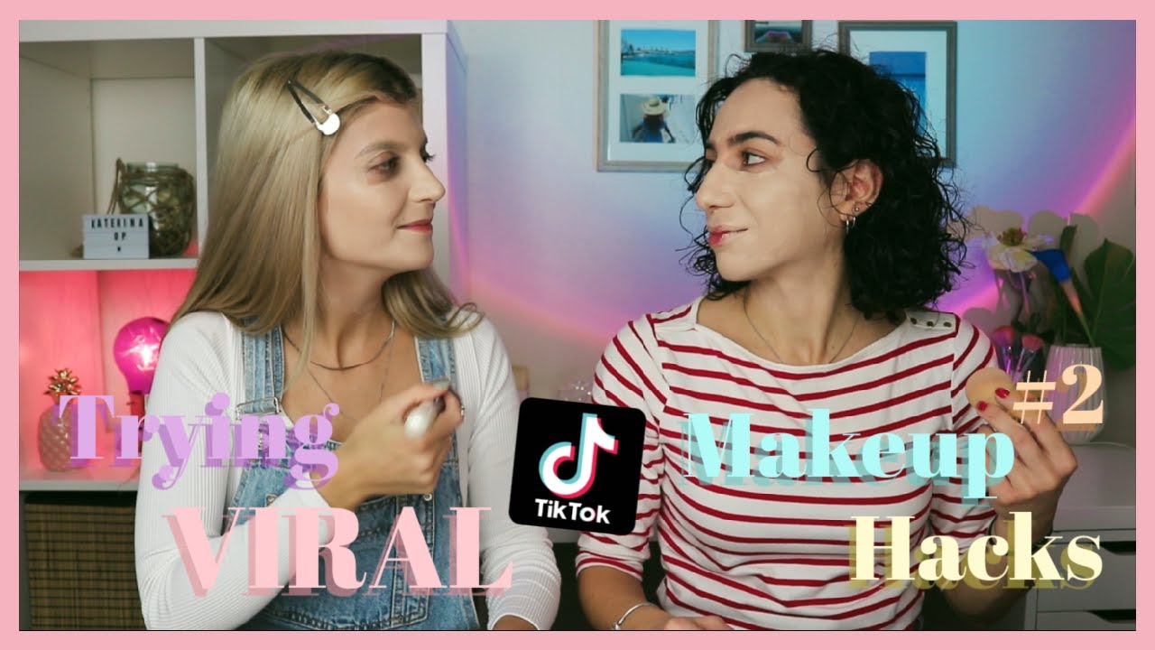 Δοκιμάζουμε VIRAL TikTok Makeup Hacks #2 ft. @Dodo | katerinaop22