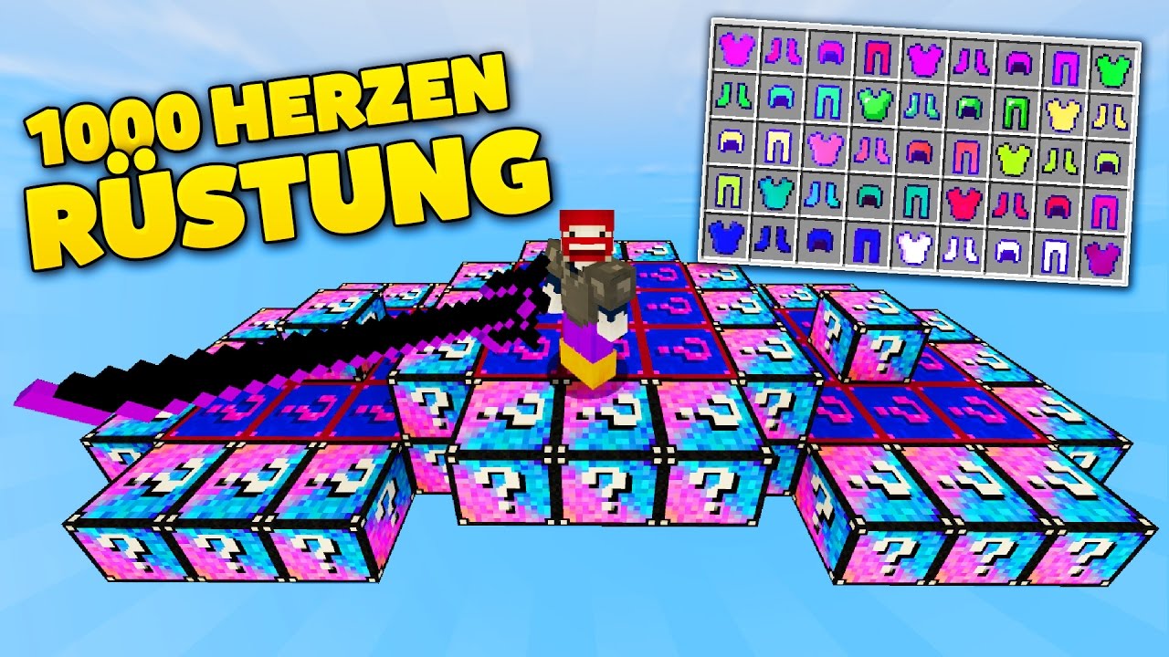 ENDERDRACHEN RÜSTUNG +1000 OP HERZEN | LUCKY BLOCKS DROPPER