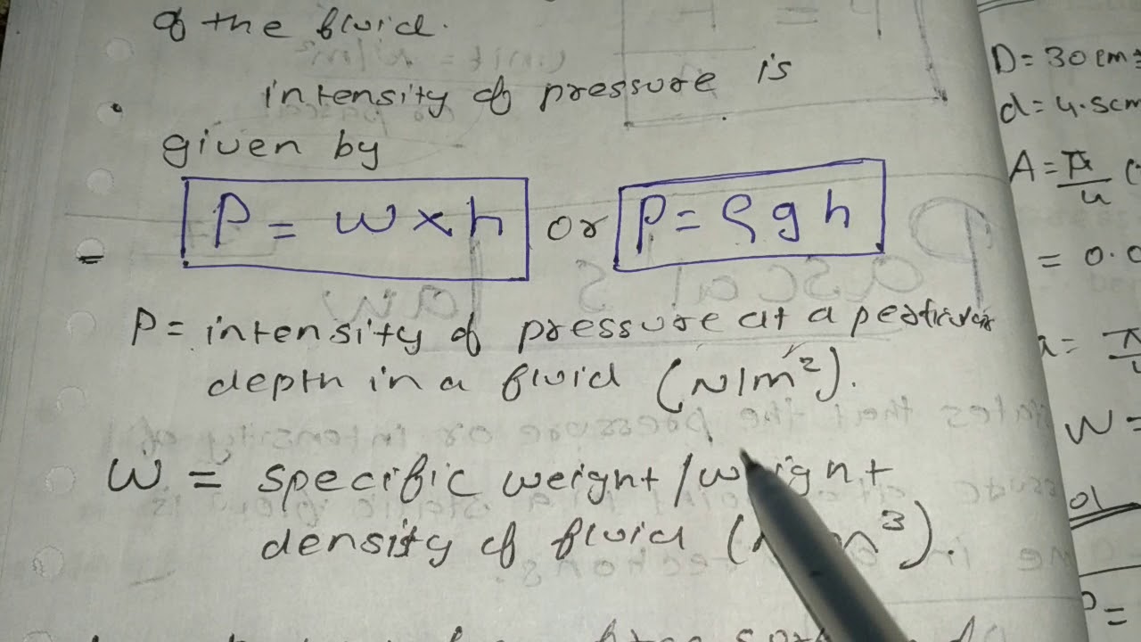 What is Hydrostatic Law