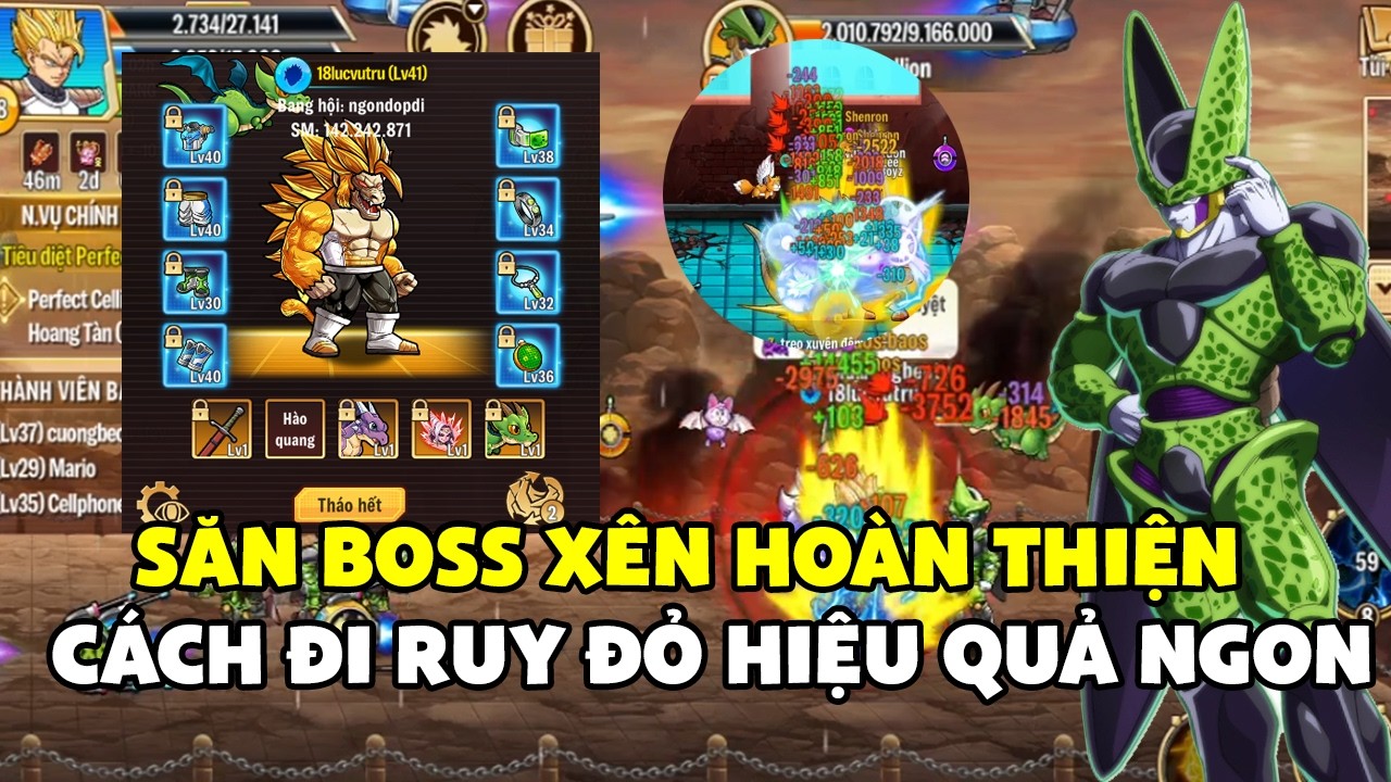 Vũ Trụ Đại Chiến  - 18lucvutru Tiến Bước Săn Boss Xên Hoàn Thiện Qua Map Mới Cách Đi Ruy Đỏ Hiệu Quả