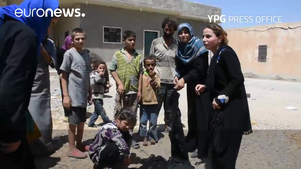 Freed from ISIL rule: Raqqa women burn their burqas