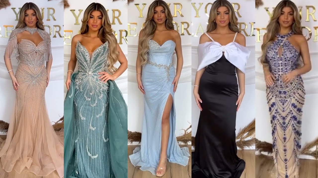 GORGEOUS LUXURY PARTY DRESSES LONG ELEGANT PARTY DRESSES 