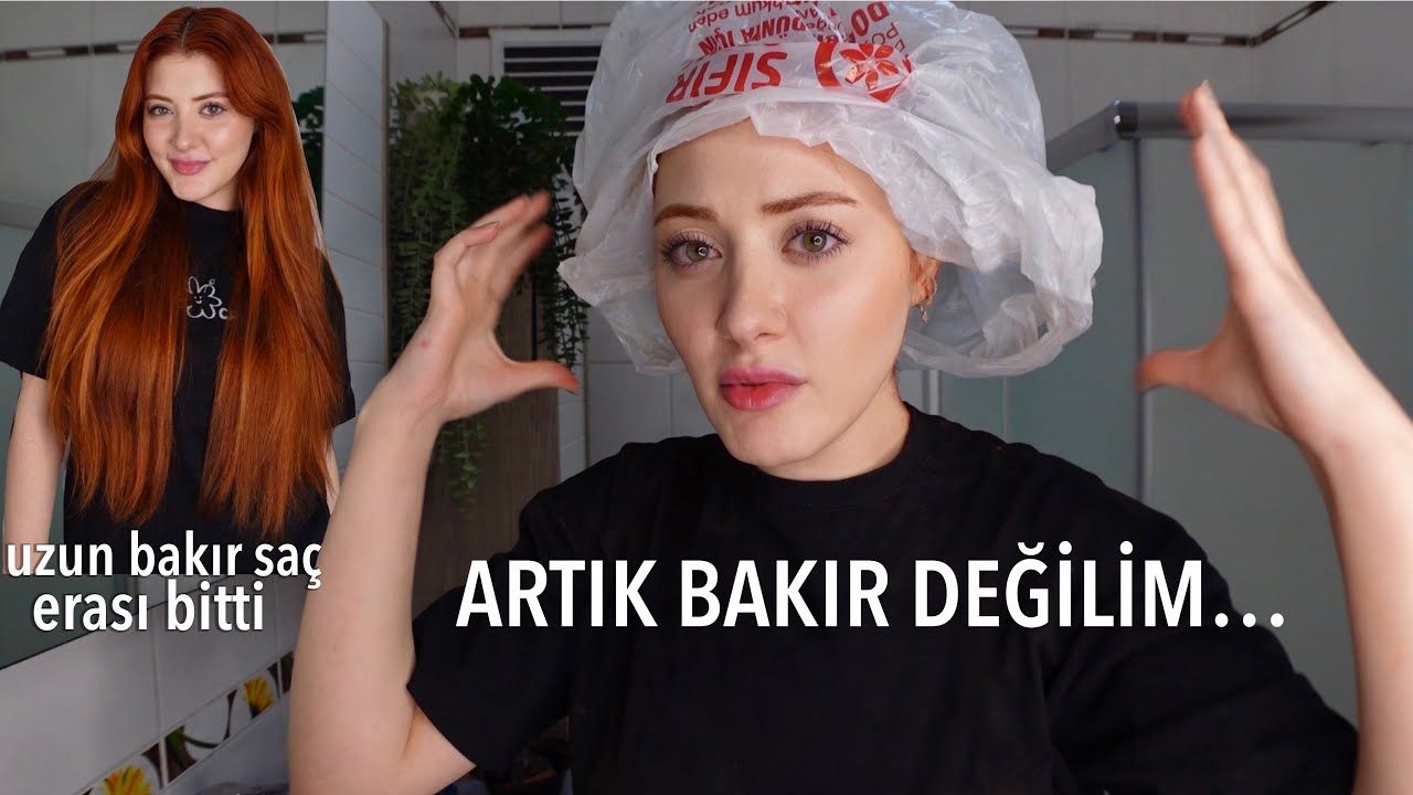 Saçlarımı değiştirdim 🥹 hem kestim hem boyadım!