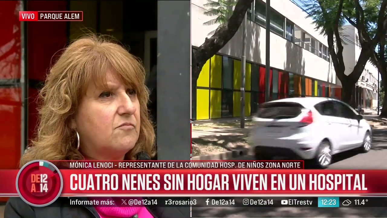 4 niños viven el hospital Vilela