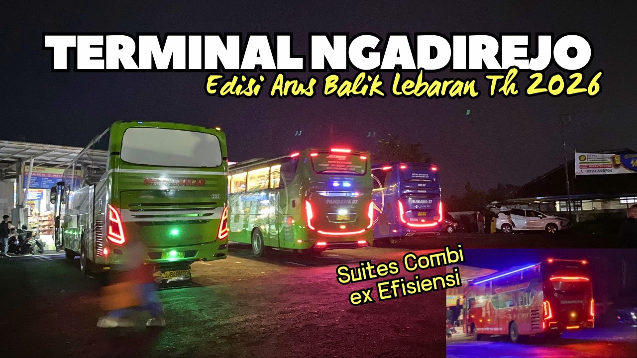 PERDANA, HANDOYO SUITES COMBI EX Efisiensi🤩⁉️Hunting Bus Sore Di TERMINAL Ngadirejo