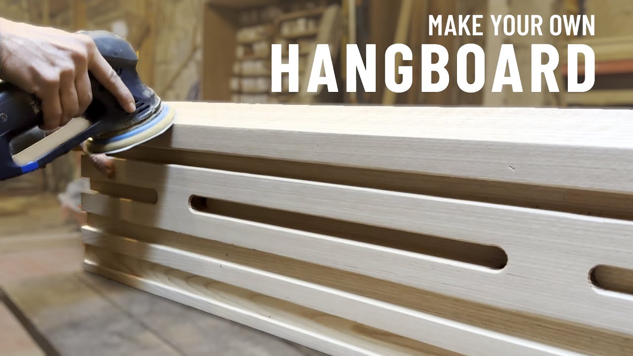 DIY make your own HANGBOARD (and improve your climbing skills)