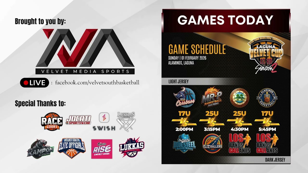 Calamba vs San Pablo 17 Division Inter-Town Velvet Cup Laguna Season 2