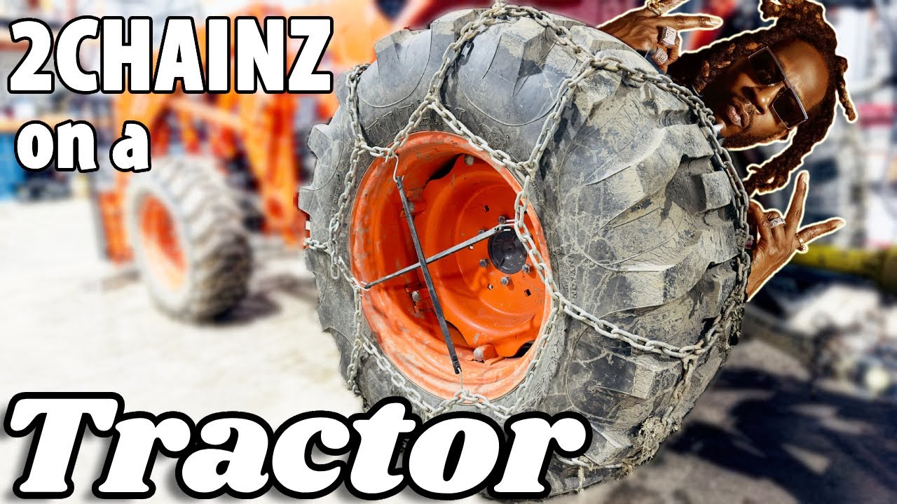 Mounting Tire Chains on my Tractor - Solution for Better Traction in Snow!
