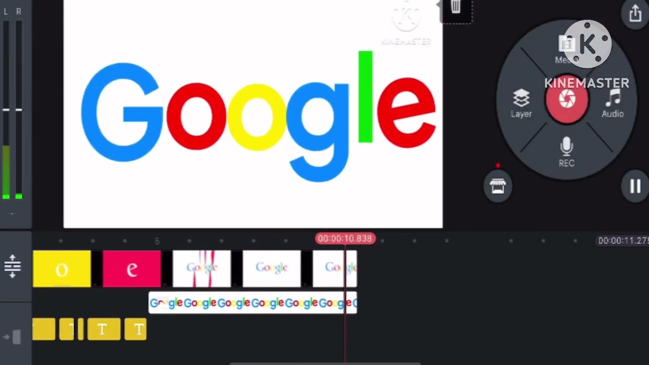 Google logo Remake Speedrun In Kinemaster