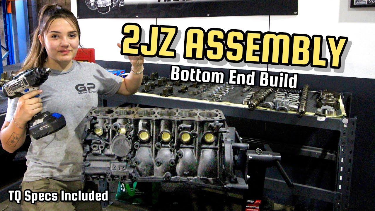 2JZ BOTTOM END BUILD | Torque Specs Included | JZX100 NA+T BUILD