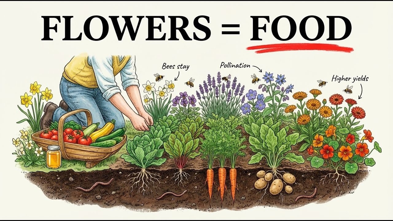 15 Flowers You Must Plant to Feed Your Garden All Year