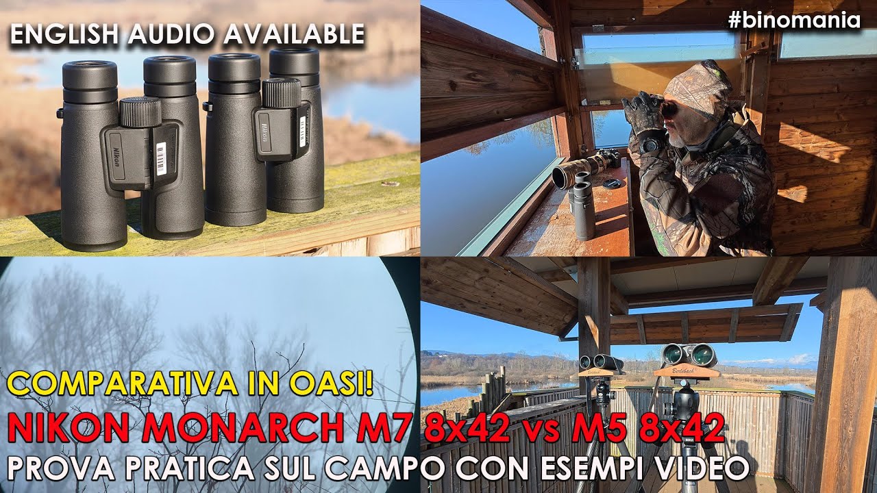 Nikon Monarch M5 vs NIkon Monarch M7 8x42. Quale scegliere davvero? Prova sul campo con esempi video