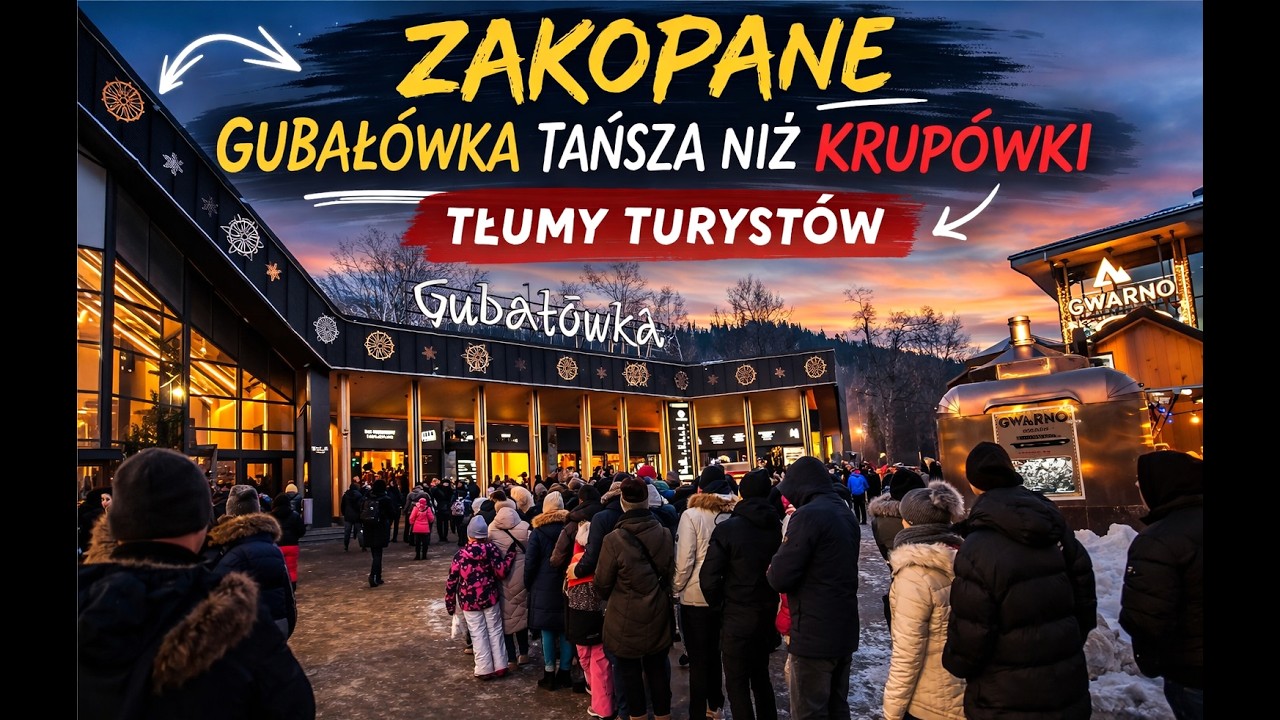 ZAKOPANE Gubałówka tańsza niż Krupówki TŁUMY TURYSTÓW