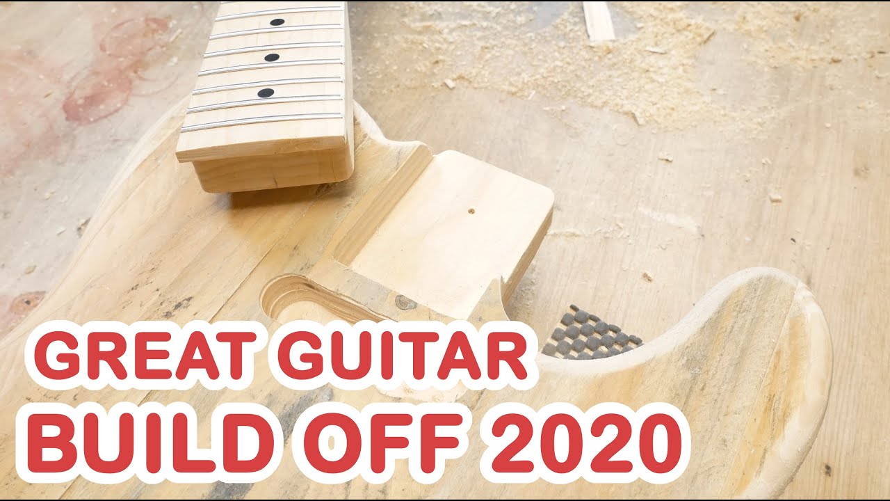Great Guitar Build Off 2020 Challenge - the neck pocket - neck joint