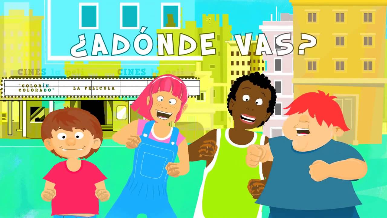 &iquest;Ad&oacute;nde vas? wh-questions in Spanish. Song to learn questions in Spanish for kids