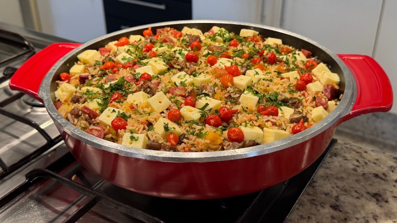 Arroz Carreteiro Receita Cheia de Sabor! 🍚🥓