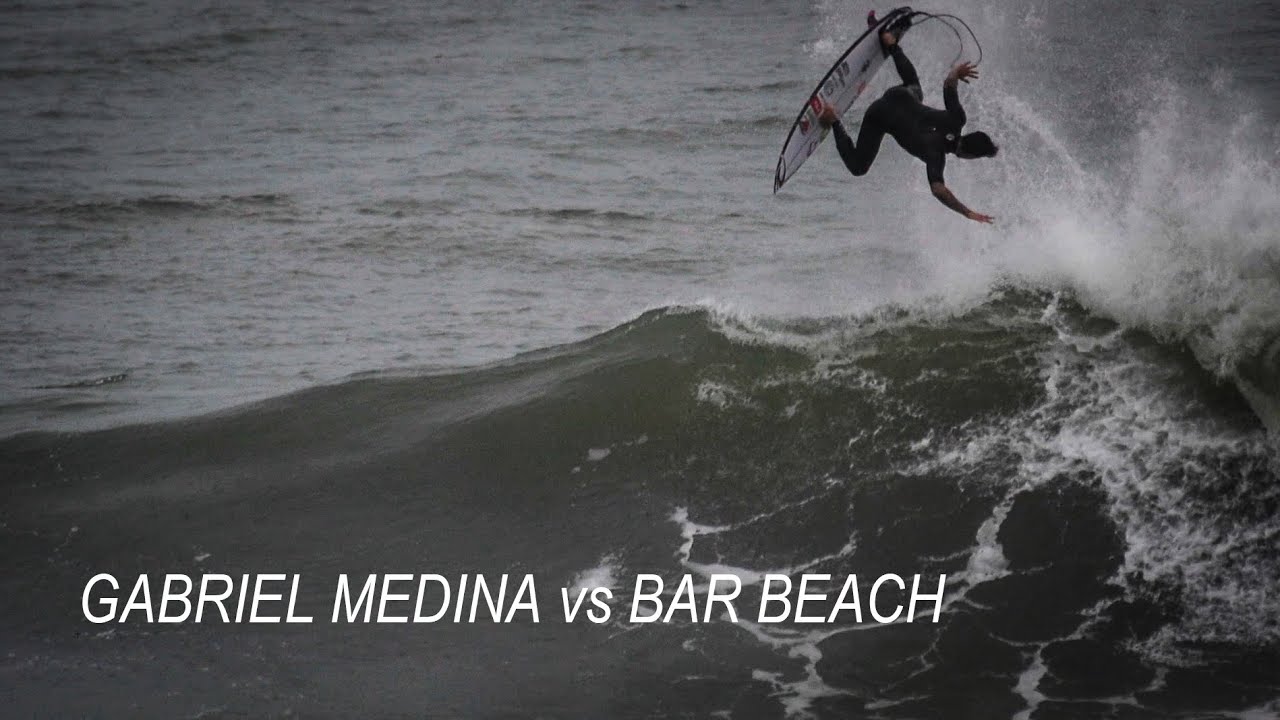 Gabriel Medina vs Bar Beach this afternoon