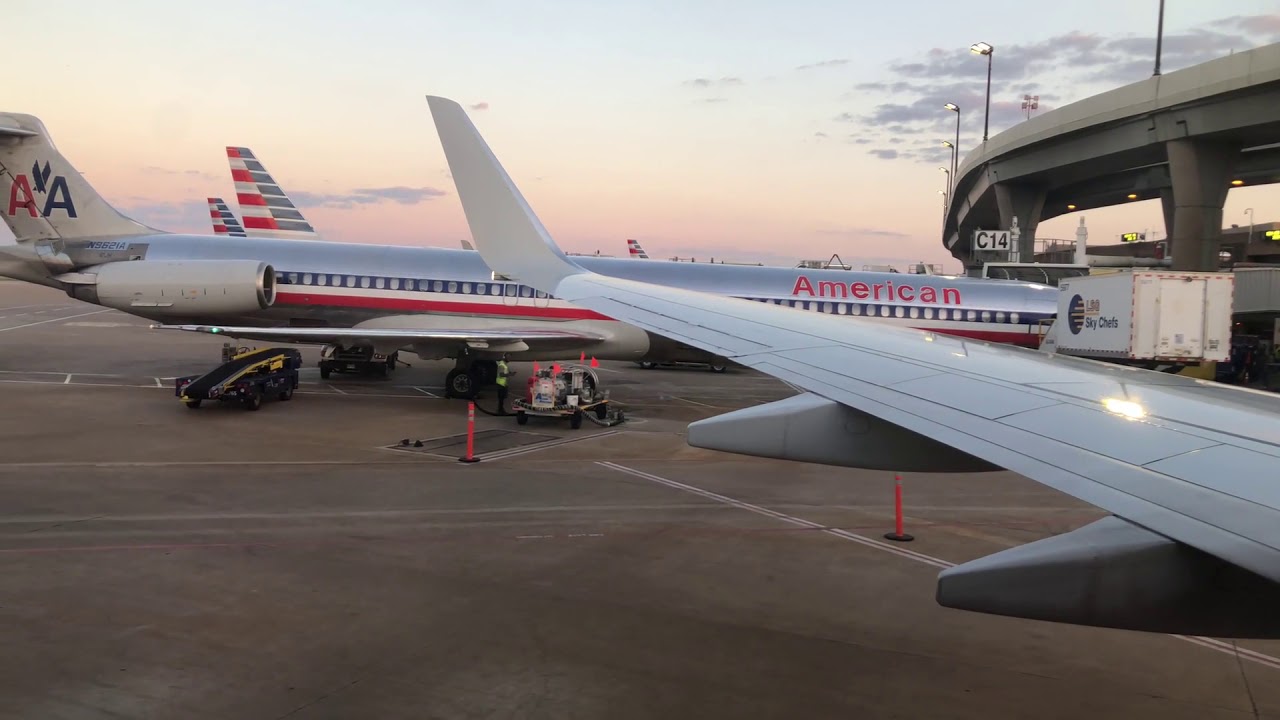 American Airlines Takeoff from Dallas/Fort Worth International Airport (DFW)