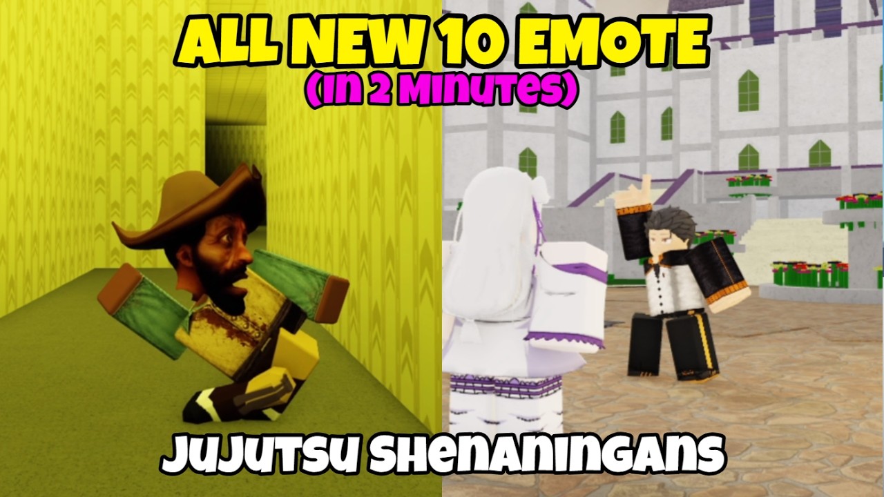 All New EMOTE In Jujutsu Shenanigans [V1.8]