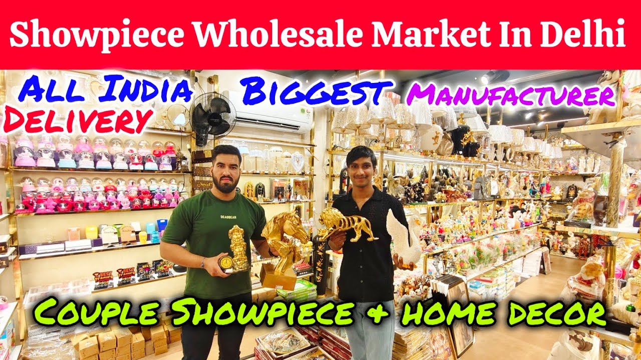 Showpiece Wholesale Market In Delhi | Gifts Wholesale Store | Cheapest Gift items in Sadar Bazaar