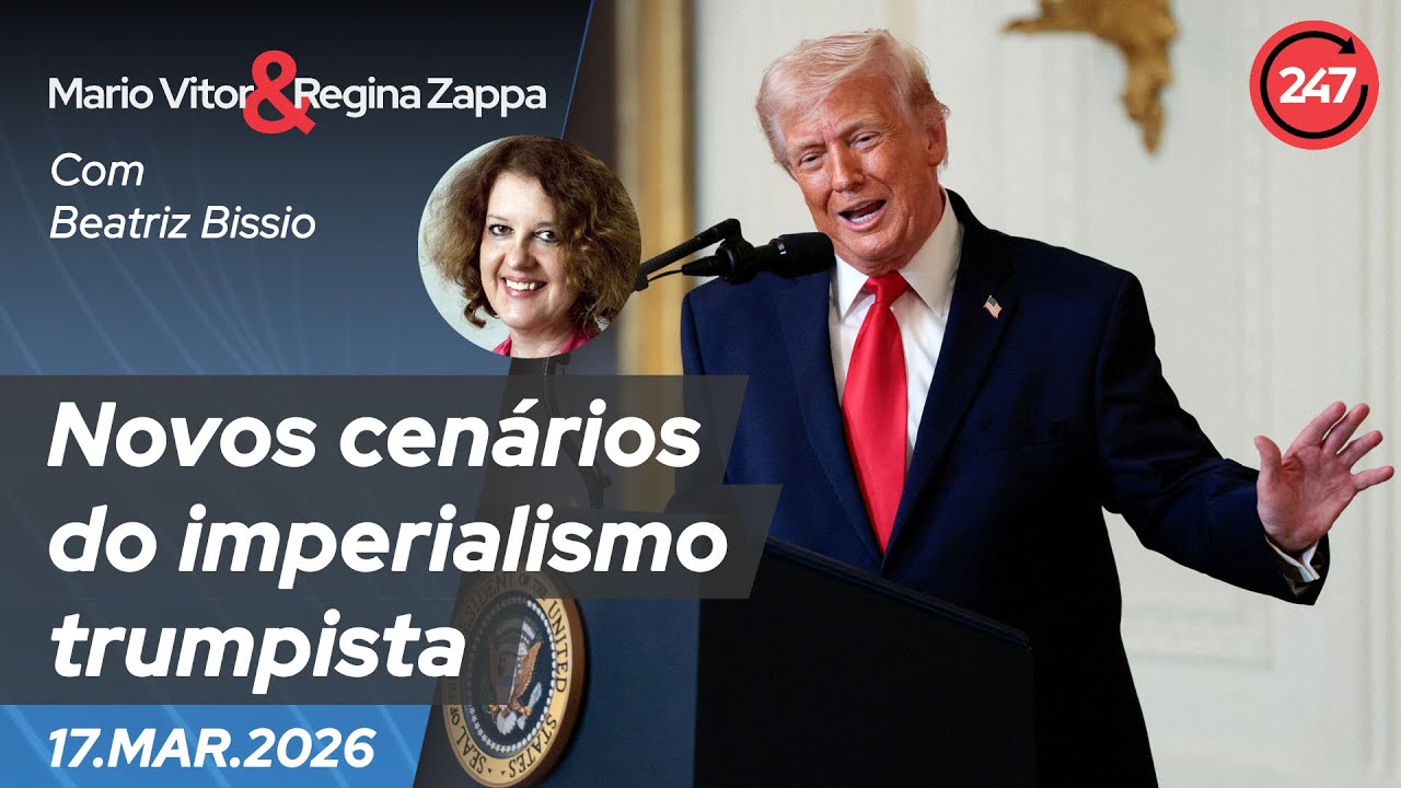 Mario Vitor & Regina Zappa - Novos cenários do imperialismo trumpista 17.3.26