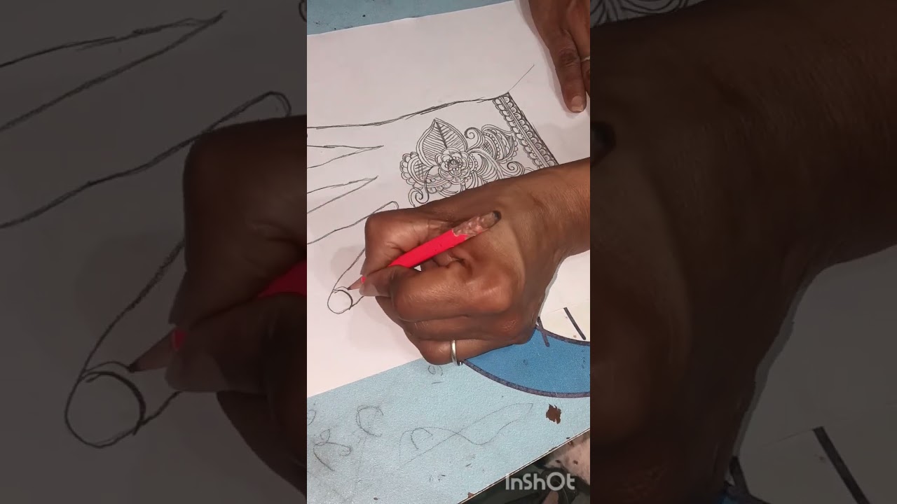 Simple mehndi design ♥️❤️
