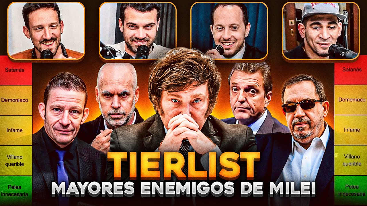 LOS MAYORES ENEMIGOS DE MILEI - TIERLIST