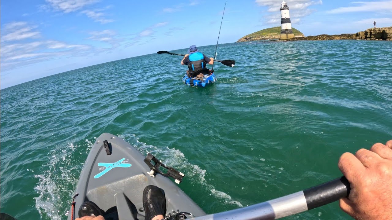 Anglesey kayak fishing with Peter Grimley