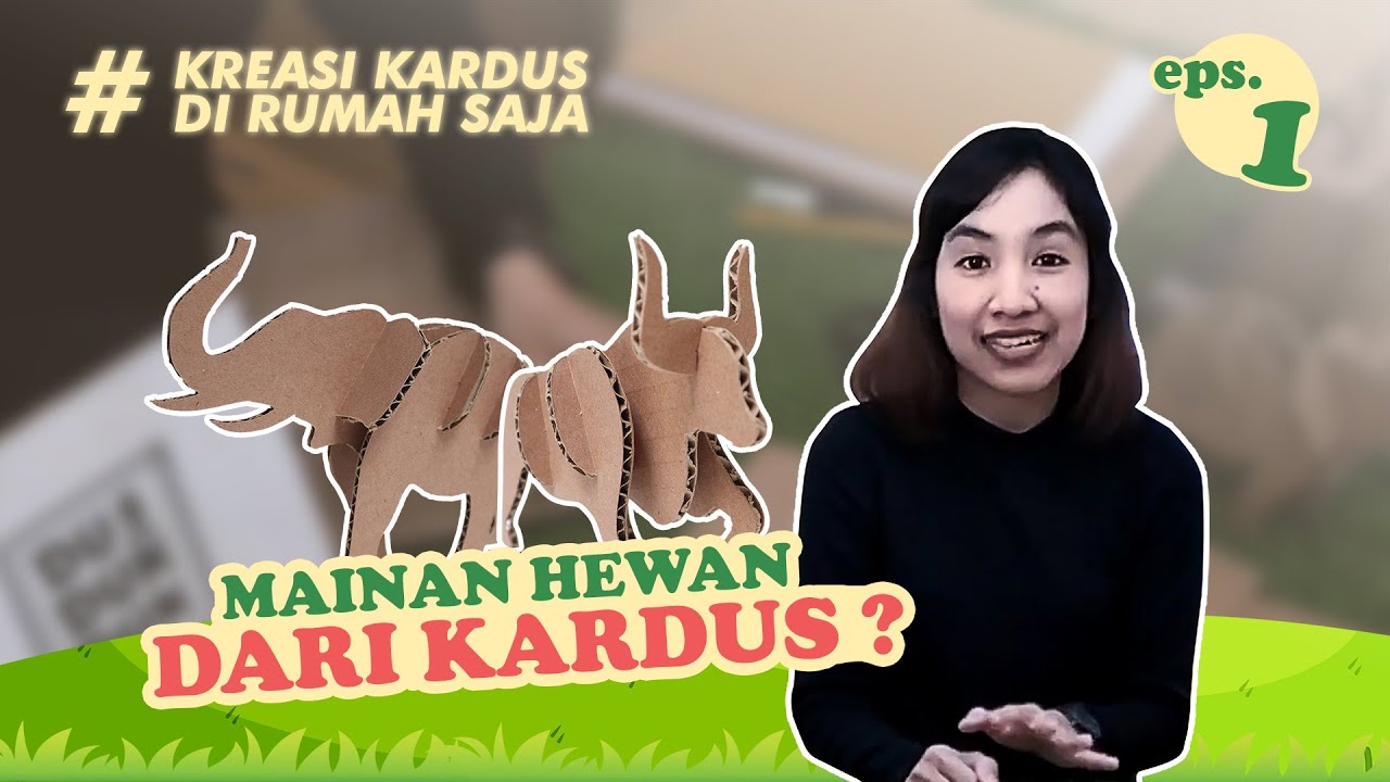 PUZZLE HEWAN DARI KARDUS - BIKIN SENDIRI YUK eps. 1