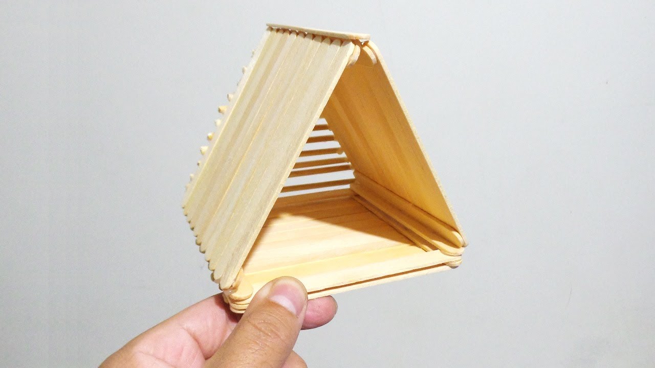 Como Fazer Cabana de Palitos de Picolé