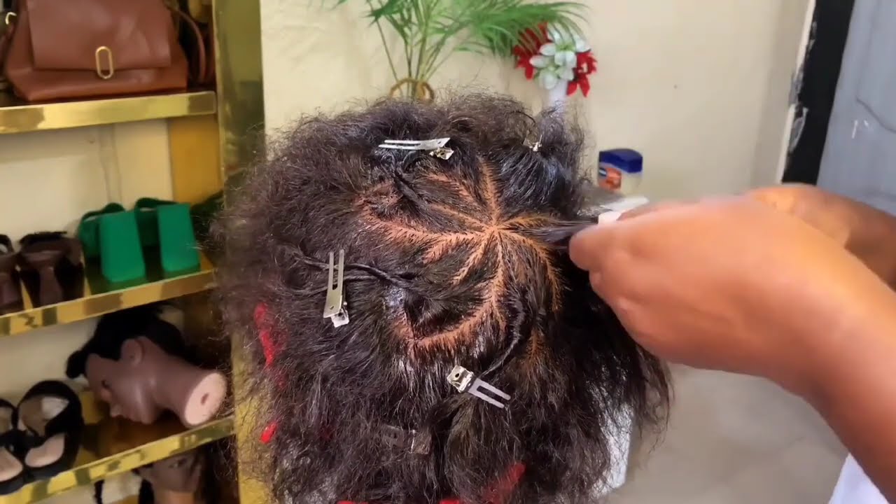 Цветочная коса