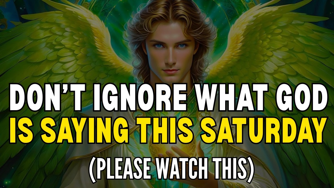 Chosen Ones, This Saturday — Don’t Ignore What God Is Trying To Show You