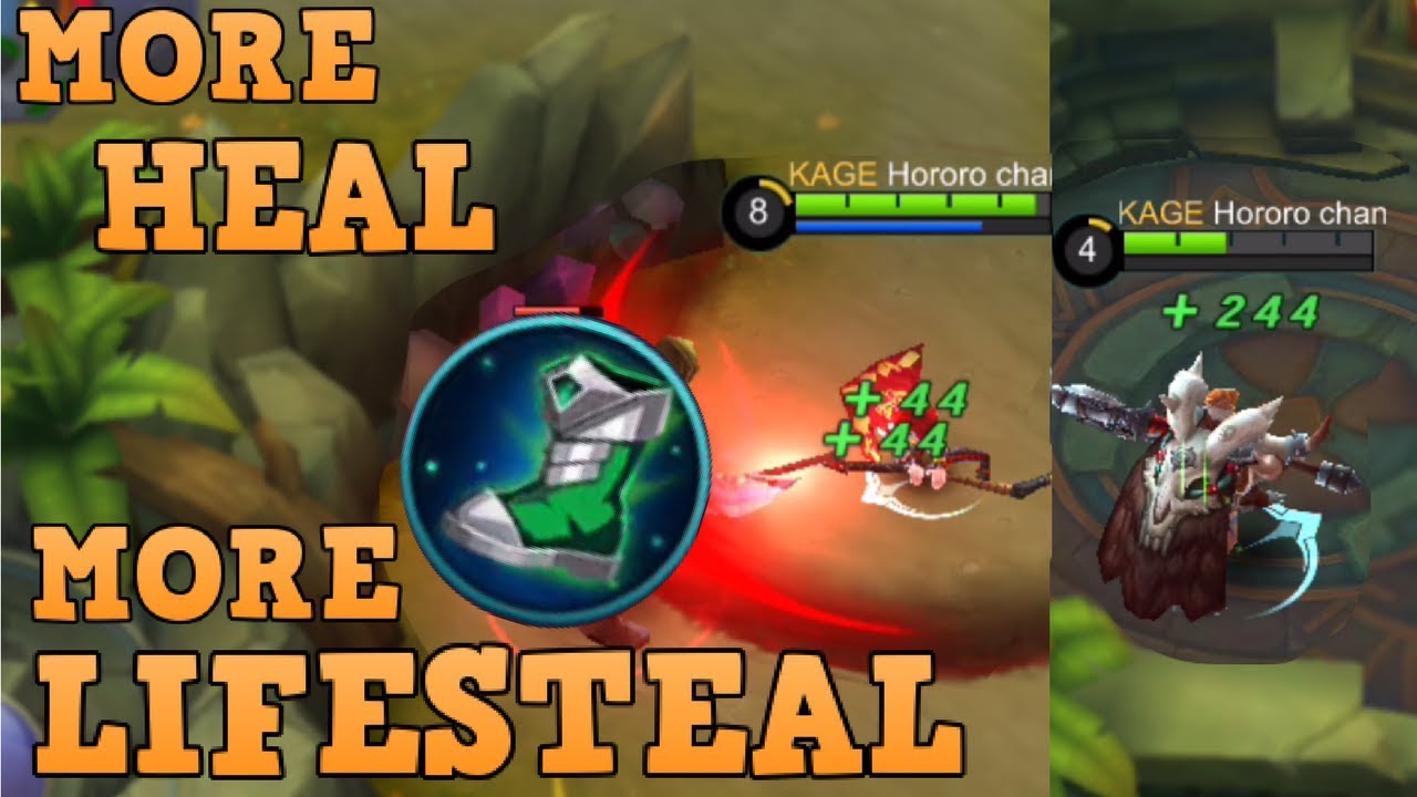 BOOTS OF TRANQUILITY FOR HEAL AND LIFESTEAL!!!