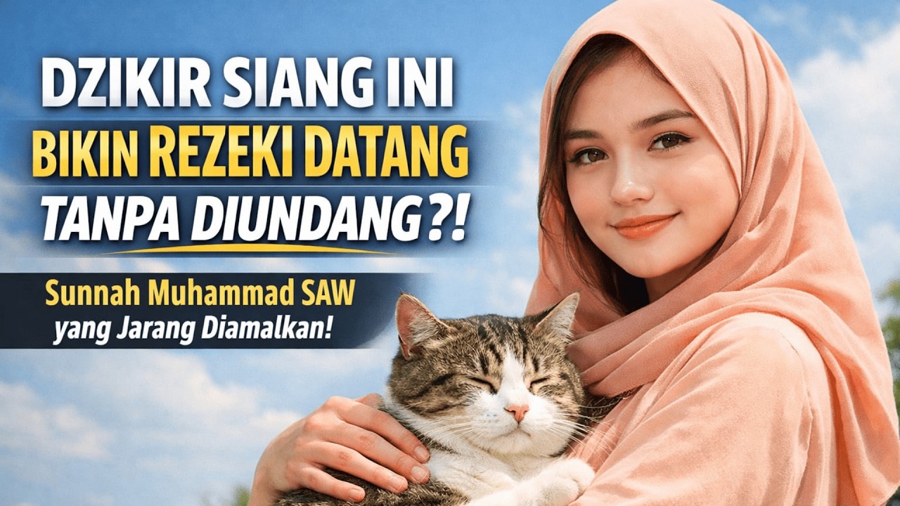 DZIKIR SIANG INI BIKIN REZEKI DATANG TANPA DIUNDANG?! Sunnah Muhammad SAW yang Jarang Diamalkan!