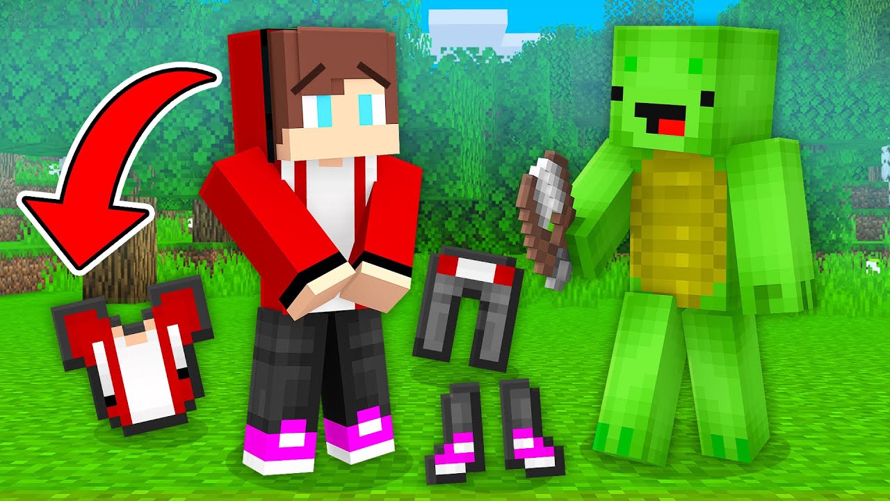 Mikey Pranked JJ with Shears in Minecraft Challenge - Maizen All Episodes