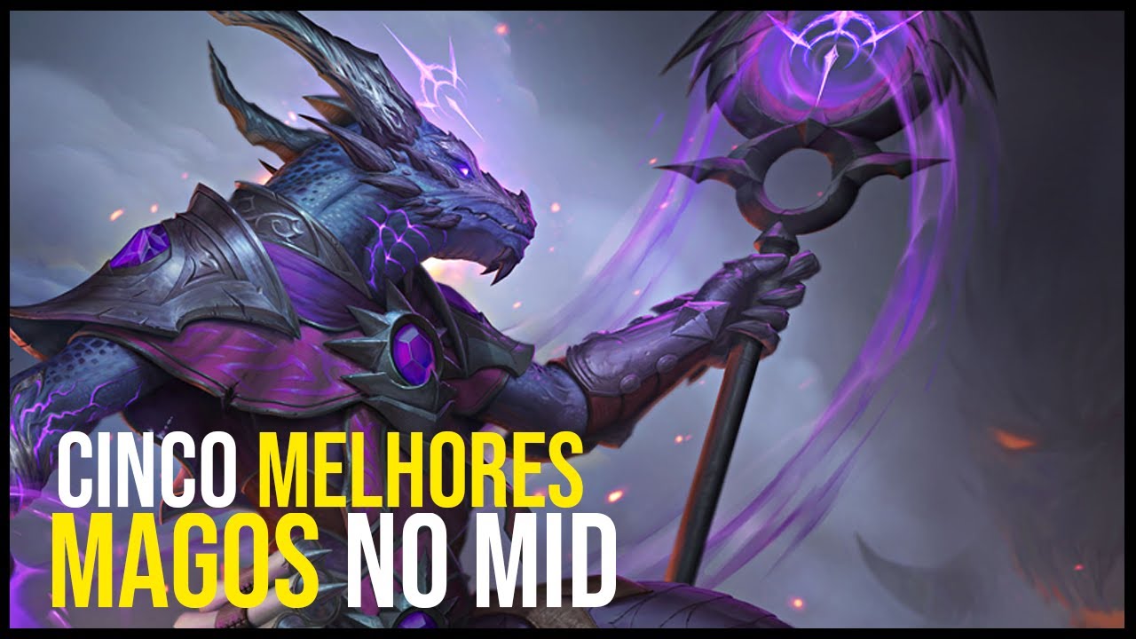 SMITE - Cinco melhores MAGOS no MID! ATUALMENTE