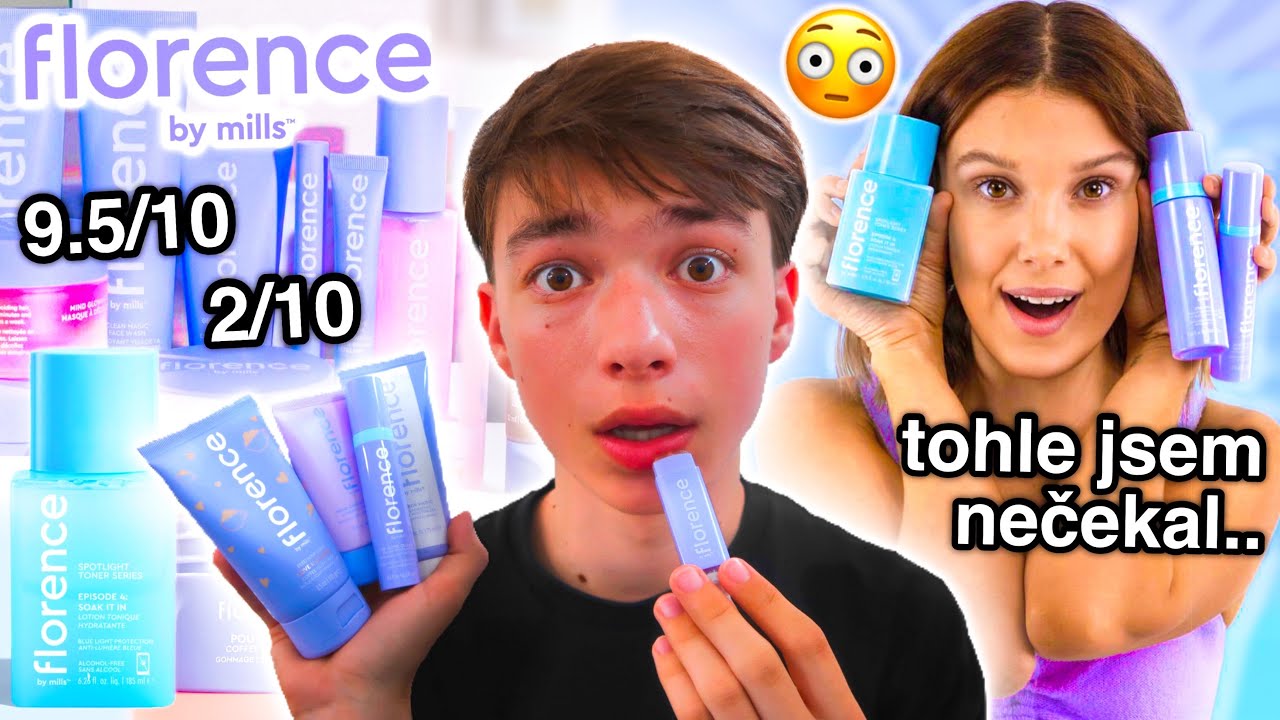 Testuju Florence by Mills od Millie Bobby Brown! (popálený obličej😬) #2 // tadeas